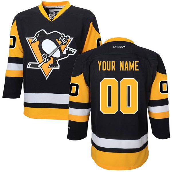 Reebok Pittsburgh Penguins Youth Premier Alternate NHL Jersey - Black